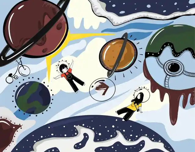 宇宙原创插画