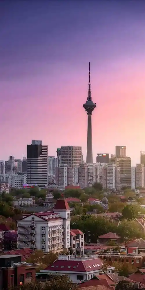 美图壁纸|大美天津,流光溢彩_城市_程早_繁华都市