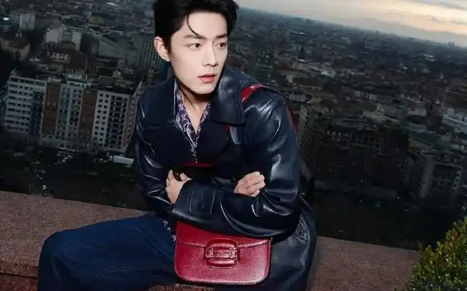 来自肖战个人第五支 ,年内第二支正式上线  ～  品牌大 logo 与帅哥更