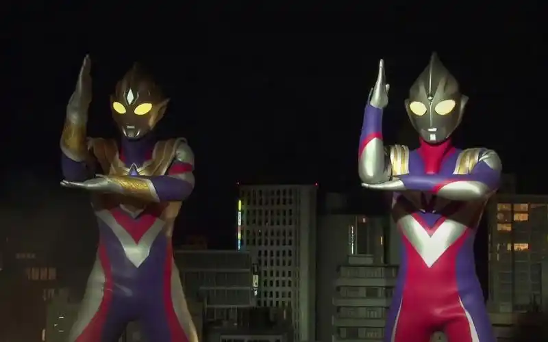 特利迦奥特曼拍摄花絮迪迦与特利迦齐放哉佩利敖光线