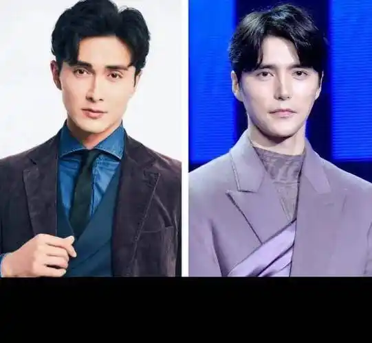 高伟光与阿云嘎的长相也是很相似的,两个人都带着一点异域感,而且眉眼