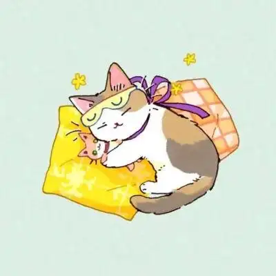 动漫头像 猫咪图片源于微博id:seevan奢问 wx公众号:情侣头像原创榜如