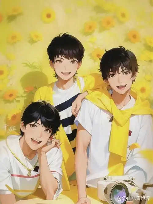 tfboys动漫壁纸 tfboys动漫真的好帅啊!