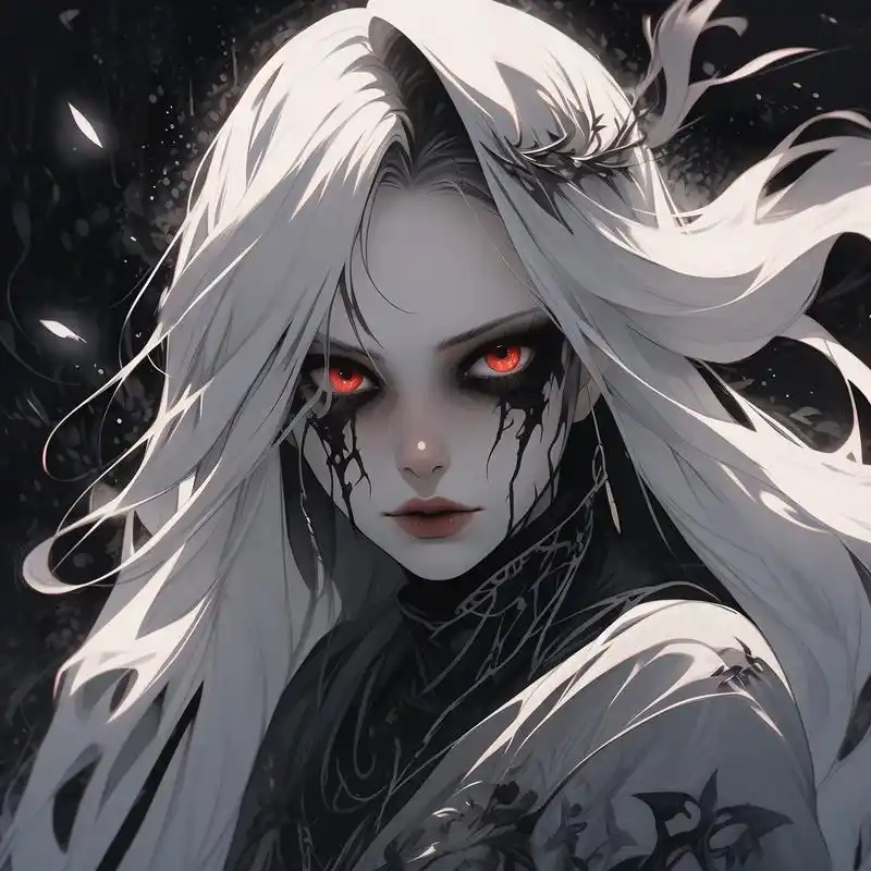 👻恐怖吓人的女鬼头像💀 老铁们,来看看这些女鬼头像,是不是觉得