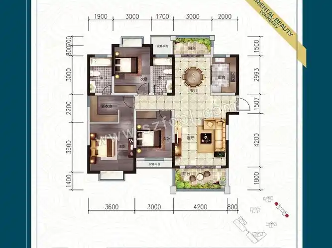 东方御景户型图大图-随州房产在线