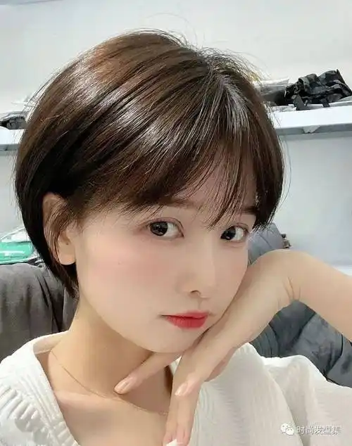 " 清纯短发 "._发型_中国_人类