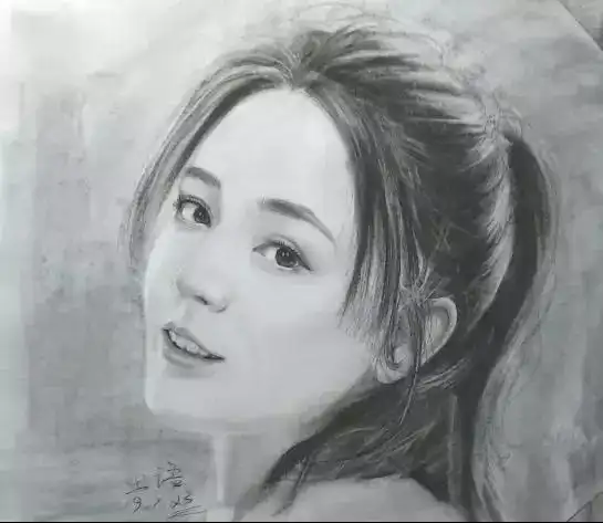 素描教程丨最具人气的女演员迪丽热巴