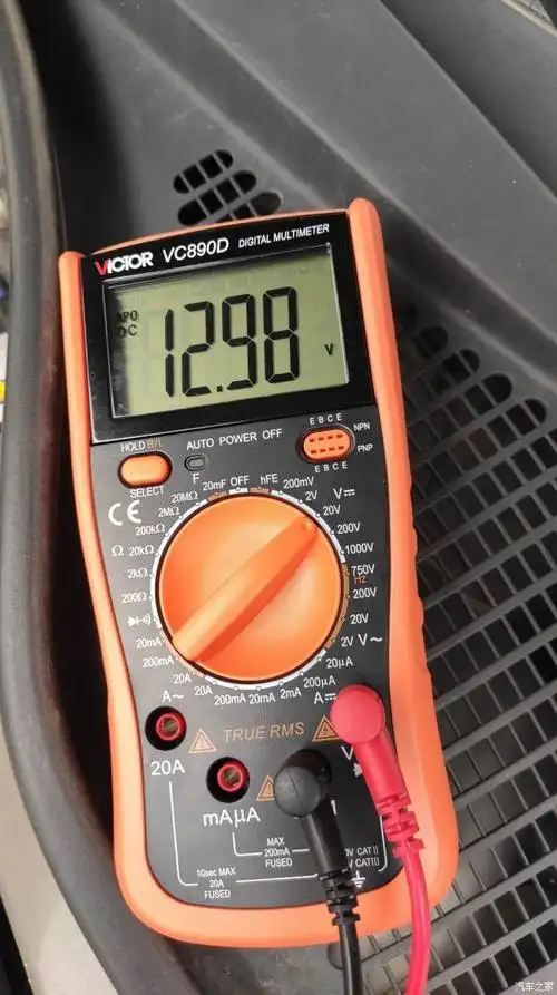 关注汽车蓄电池用简易万用表测量静态电流原理及详细步骤