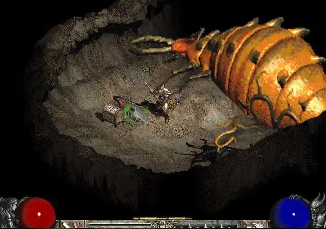 暗黑破坏神2遥远的绿洲出现的boss居然是都瑞尔的糟糠之妻