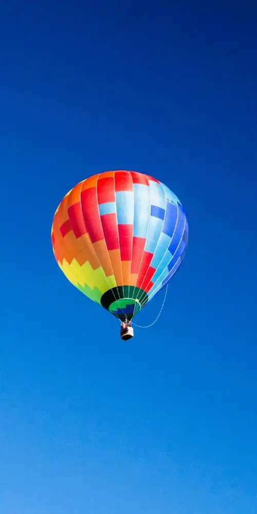 风景美丽的热气球