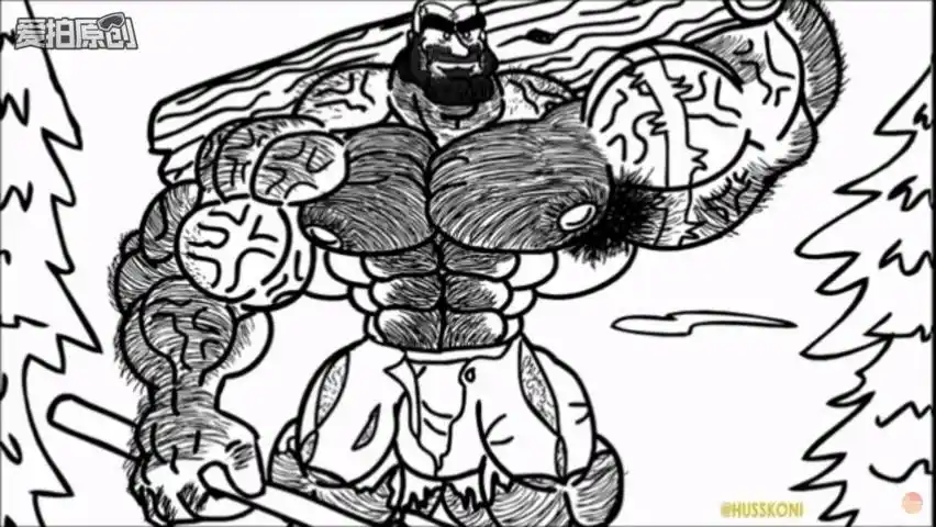 肌肉膨胀 lumberjack3