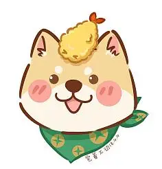 q版可爱卡通动物柴犬狗财神节日头像