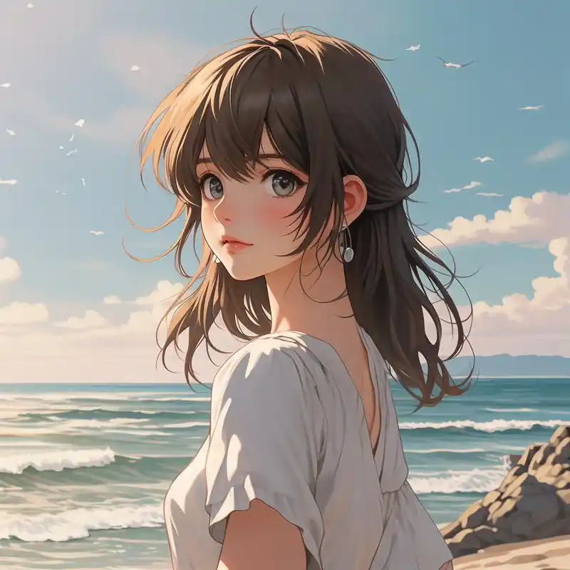 78阳光女孩头像,温暖你心78 分享一组超甜的阳光风格卡通头像