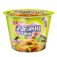统一老坛泡椒牛肉面6桶/12桶方便面桶装速食宵夜食品泡面 老坛泡椒