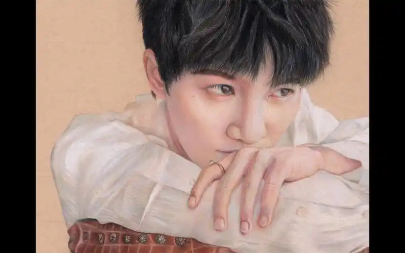 【彩铅画】周深——不为盛名而来,不为低谷而去!