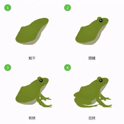 第00012期简笔画青蛙