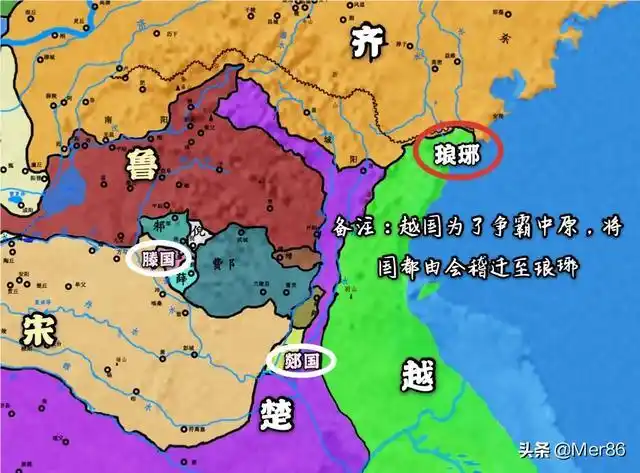 越国地图越王勾践灭了吴国最后越国是怎么消失的