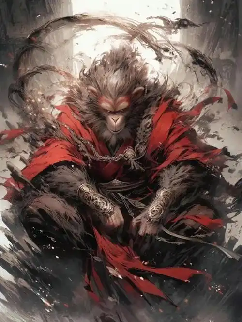 ai创作:西游 悟空