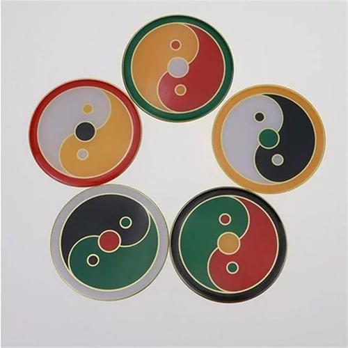 太极图贴万字符贴自粘8公分摆件补角墙贴太极八卦图五行八卦福