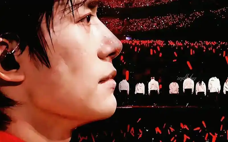 人山人海里,你不必记得我.#易烊千玺 #你走以后 #红海 #演唱会