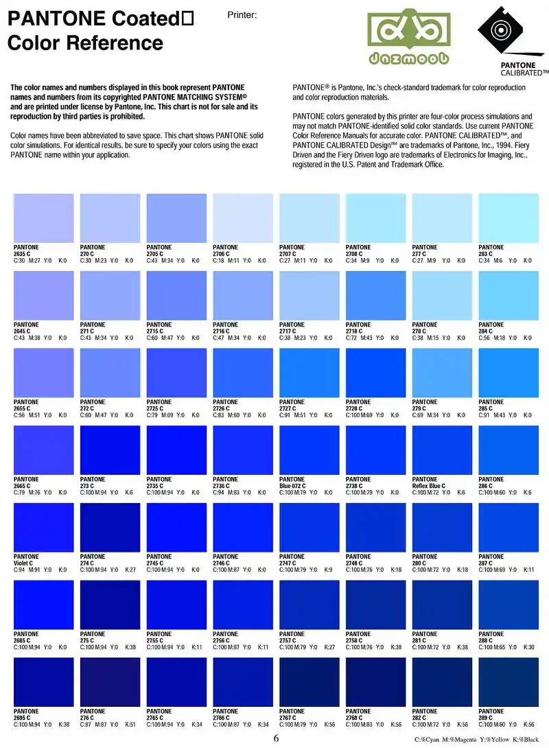 pantone色卡电子版「含配色数值」