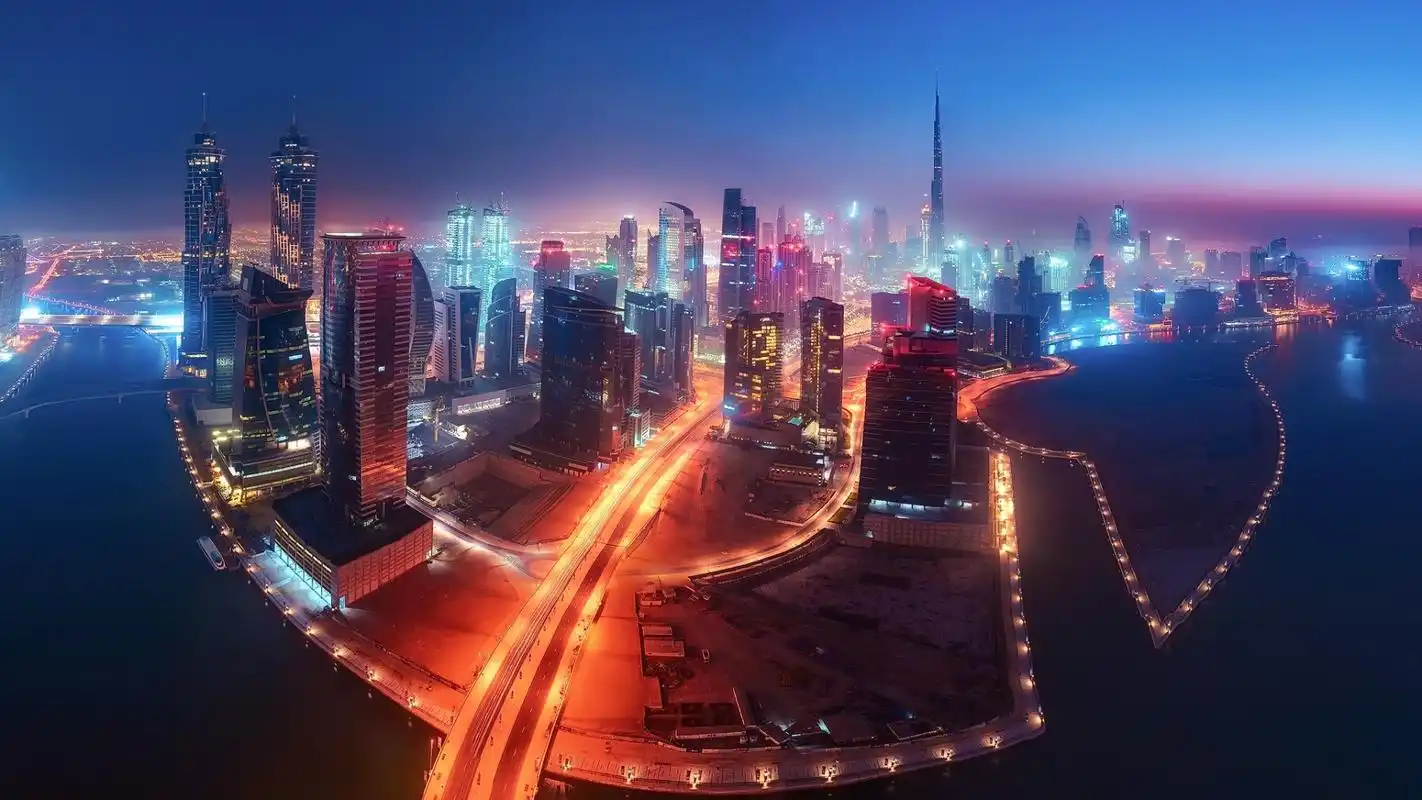 壮观的城市风景图片高清宽屏壁纸