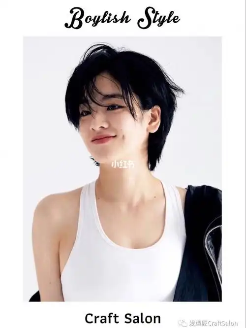 短发女生_发型_中性短发女生_时尚_发型