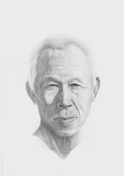 人物肖像素描绘画作品yuan202207