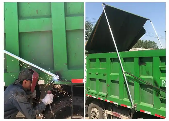 樱安娜适用于自卸车自动篷布机自动篷布机帆布卷棚渣土泥头货车甩杆式