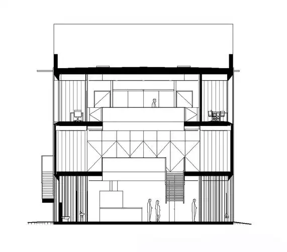 2015年米兰世博会爱沙尼亚馆剖面图