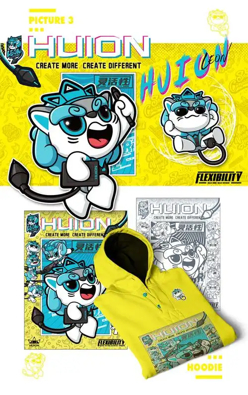 绘王科技卡通ip形象全案孵化_蔡蔡设计师_动漫设计|吉祥物设计-优创意