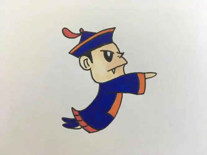 马克笔僵尸简笔画