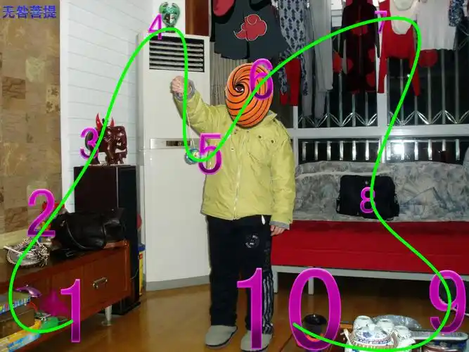 无咎菩提记忆宫殿高清1000地点桩样图