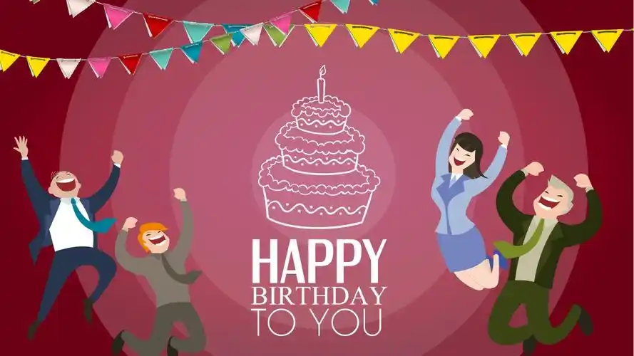 工作生日会ppt模板免费下载