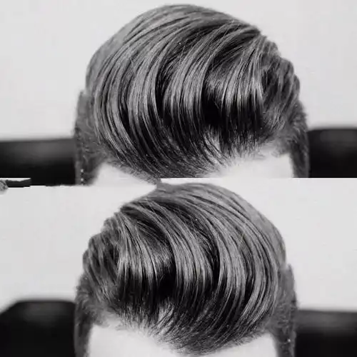 今日分享男士侧分背头.