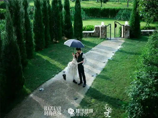 深情的高伟光@歐陽娜娜nana@网剧冰雪谣婚纱照超话爱尔兰·tallatht