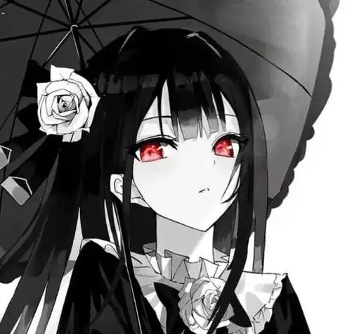 黑暗的动漫头像女生头像图片 动漫头像图片大全 -【爱个性】