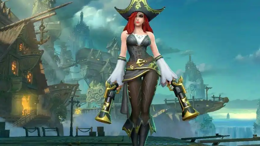 lol联盟手游 赏金猎人 厄运小姐