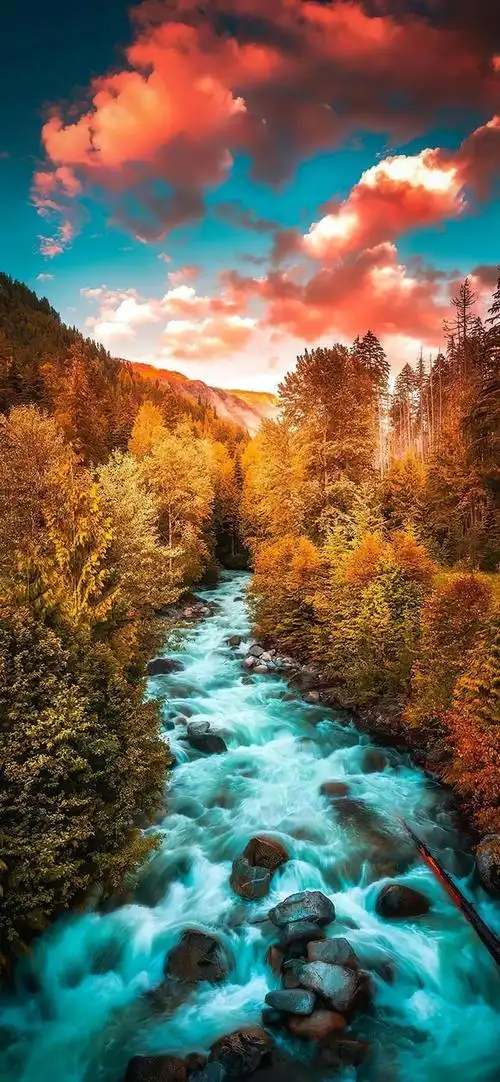 大自然之美,山水如画的四季风景