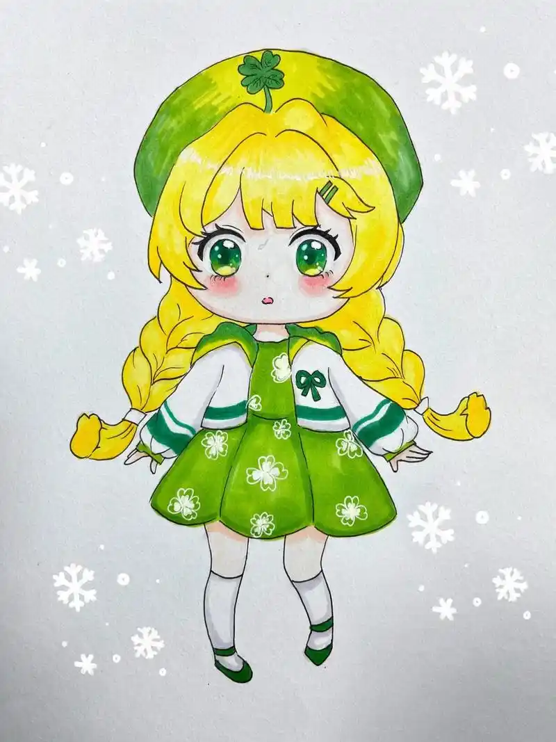 动漫绘画过程图