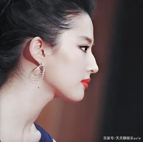 刘亦菲的神仙侧脸我可以吹一辈子!