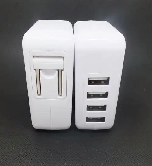 多用4口手机充电器插头智能快充小米vivo华为oppo通用多口充电头 1个