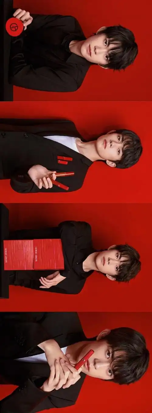 「tfboys」「分享」210403 易烊千玺阿玛尼广告大片合集,每一张都是做