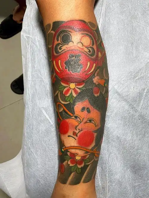 阿多福火男达摩蛋