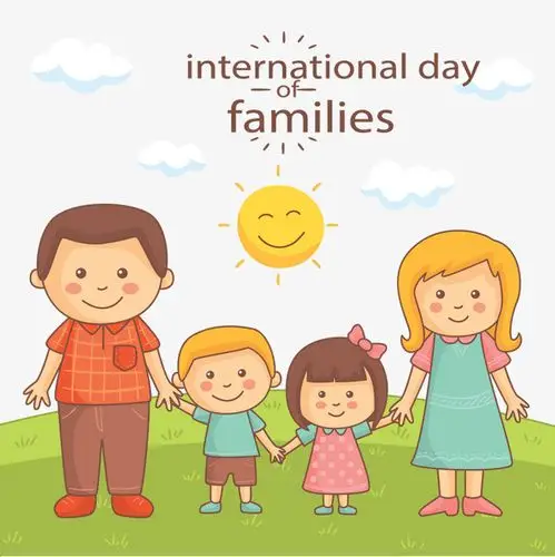 团圆过年拜年四口之家对联新年牛年