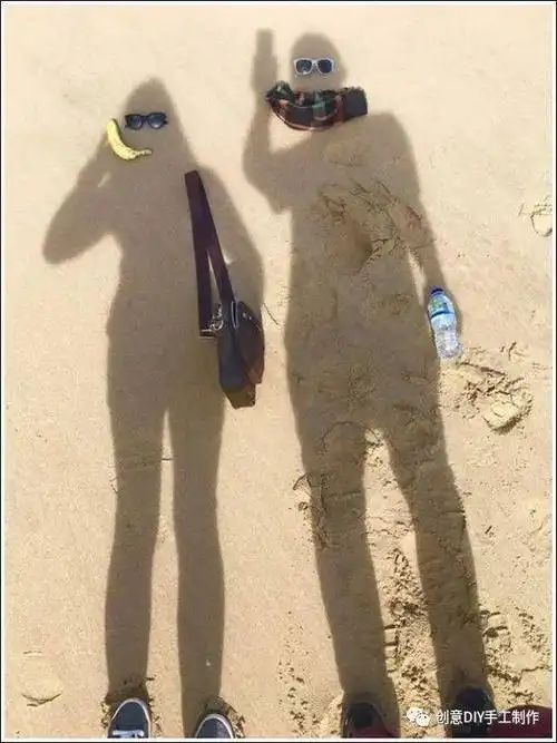 怎样把沙滩照拍的有趣,有创意?学会这些称霸朋友圈!