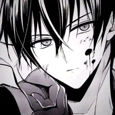 网络男神黑白动漫男头