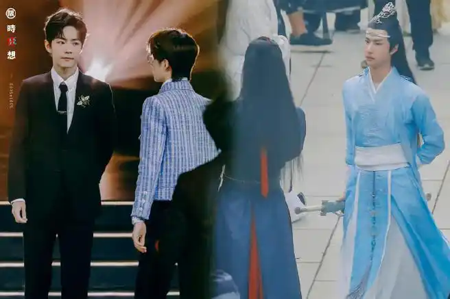 王一博到了肖战拍陈情令的年纪