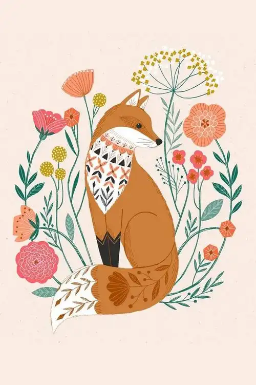 动物 图案 萌插画 by_bethan janine