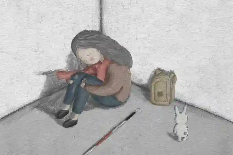 总是反复崩溃然后再愈合,最后一个人默默承受着.